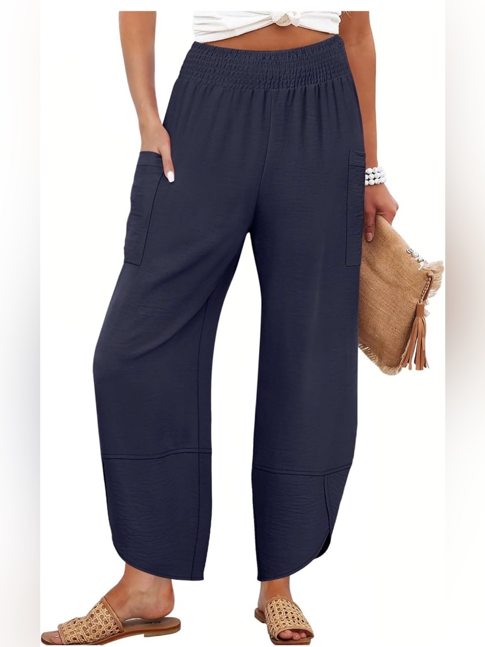 Arabess wide leg palazzo pants NWT
